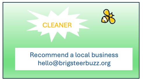 cleaner business card