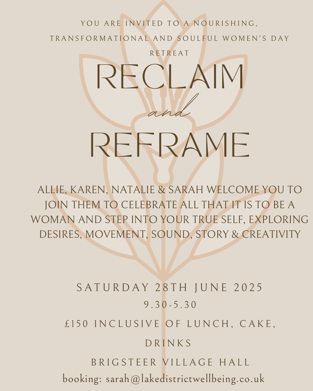 reclaim flyer