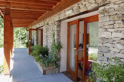 outside