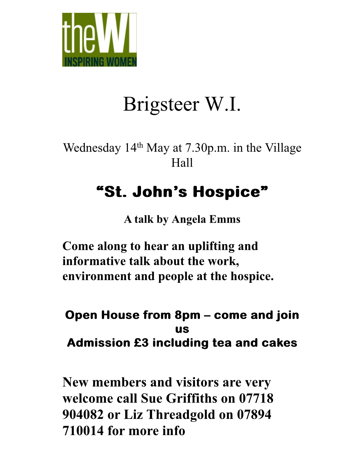 WI May Meeting Flyer